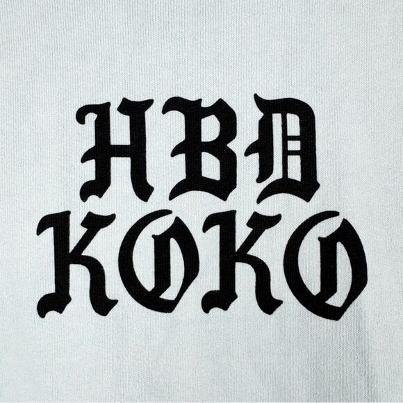 Talentless HBD KOKO Teal Hoodie - I'm In Love With The Koko Back - Size L Skater - Picture 5 of 16